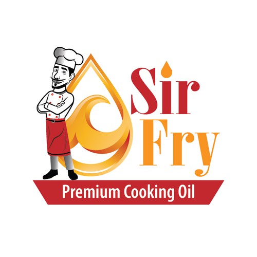 Design a logo for a frying/cooking oil. Design by Navid Ahmad