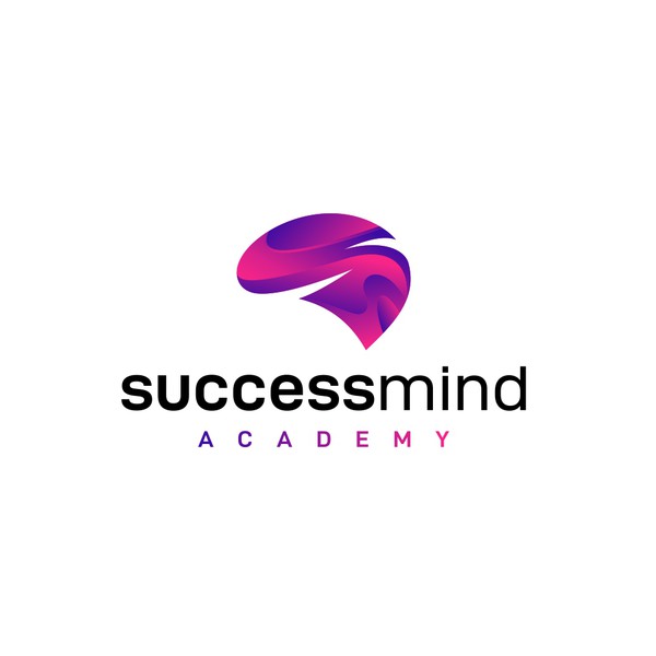 Modern brain logo concept