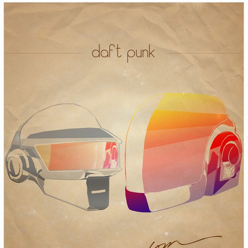 99designs community contest: create a Daft Punk concert poster Design by R.Wnuk