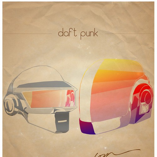 Design 99designs community contest: create a Daft Punk concert poster di R.Wnuk