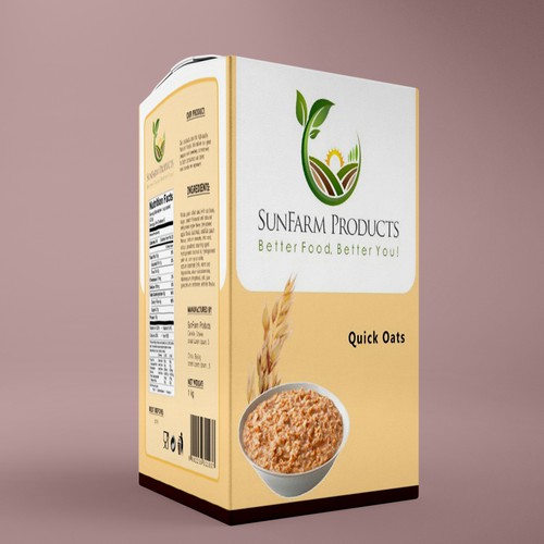 Create a package for our new product-quick oats | Product packaging contest