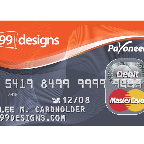 Prepaid 99designs MasterCard® (powered by Payoneer) Design por ulahts