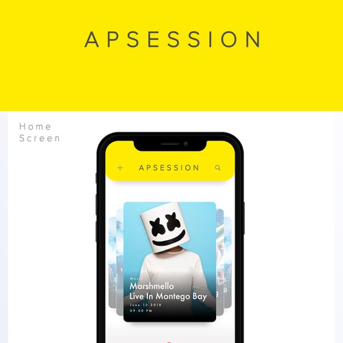 Design UI for awesome event ticketing app! Design by TLS_D™