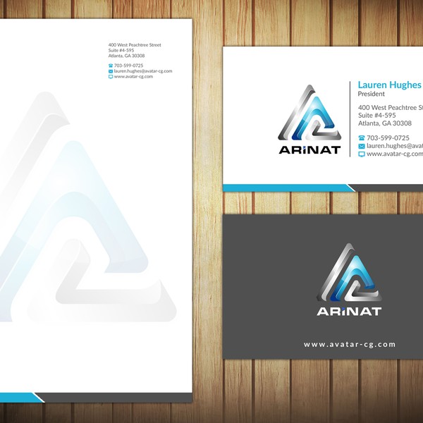 Design by Home work titled "Business card & letterhead"