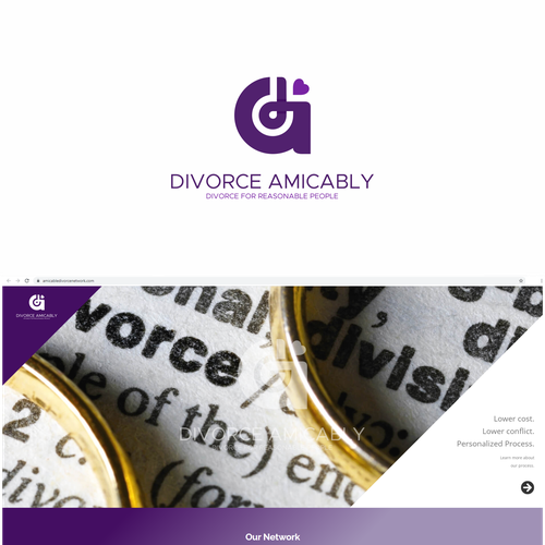 Logo for a new, healthy way for reasonable people to divorce Design by mardharetaistiqomah