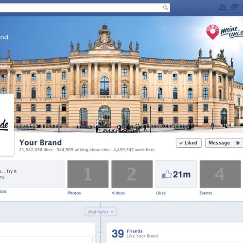 Awesome Facebook Cover for Student Platform Design by Caveart