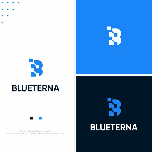 Blueterna Branding contest Design by garwo❣