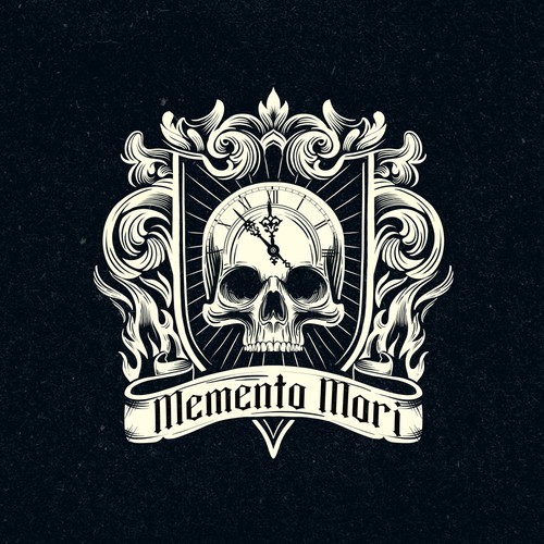 Memento Mori Crest Design by BrianCarreno™