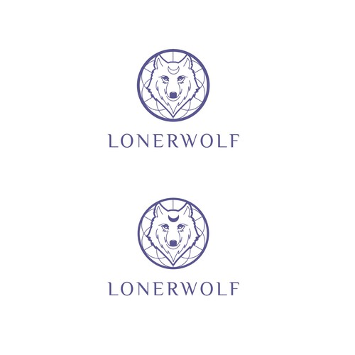 Wolf Sun/Moon Logo For Spiritual Website Design by MagesticD