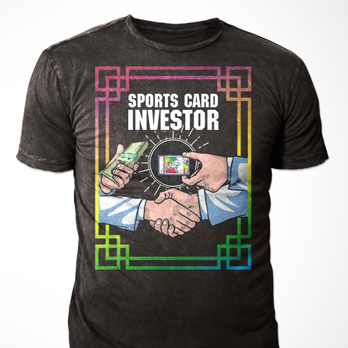 Cool T-shirt Design for Sports Card Collectors & Investors. Design by PAINT KILLER