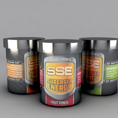 Create a Pre-Workout Label For SSE Ontwerp door MA©