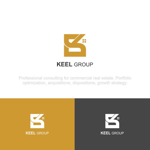 Logo for commercial real estate consulting company Design by kayartdesign