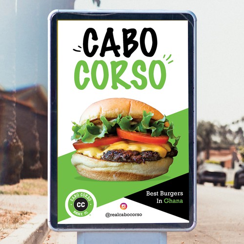 Billboard for Burger Company Design by Krishna Arts