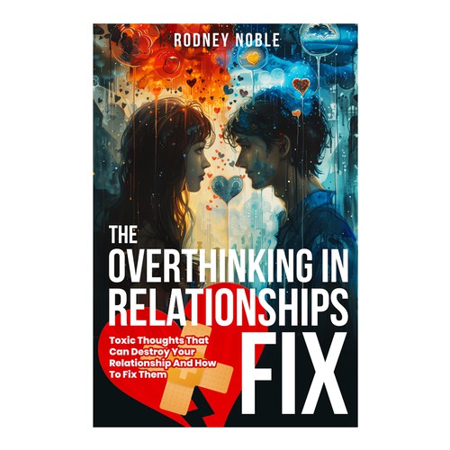 Design A Clever And Catchy "The Overthinking In Relationships Fix" Book Cover Design by Adriano - Covers
