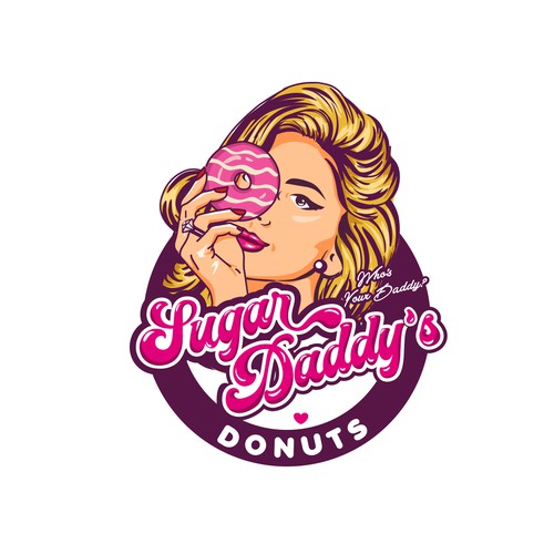 SUGAR DADDY DONUTS LOGO CONTEST Design by nindadian