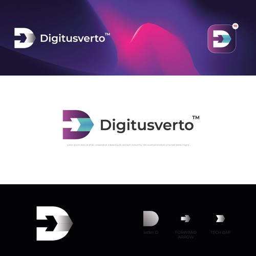 Aspiring and Inspirational logo for a Digital Transformation company Diseño de Osama.Saleem