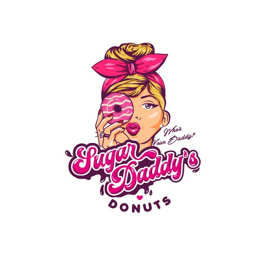 SUGAR DADDY DONUTS LOGO CONTEST Design by nindadian