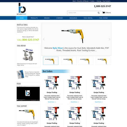 Create an Innovative Design for an Industrial Fastener & Tooling Co