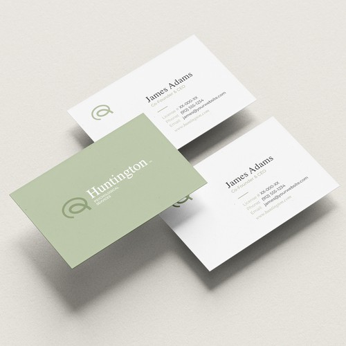 We need a calming sage green color palette, clean/classic font, and unique logo. Design by Shorttox™