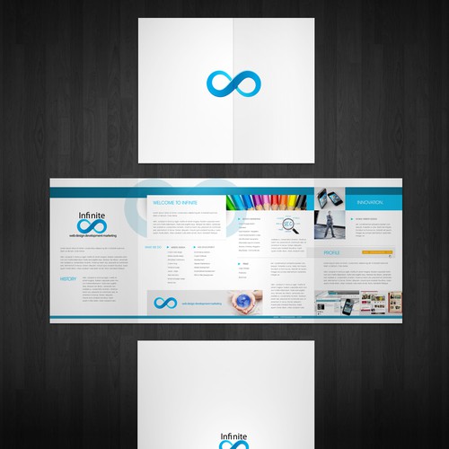 Design by JGRK! titled "Help Infinite Wesite Design & Internet Marketing with a new print or packaging design"