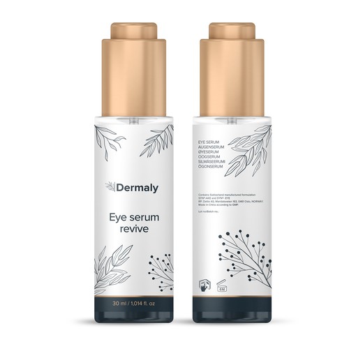 Eye serum bottle design Design by rembrandtjurin