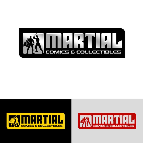 Design by jnc titled "Martial Comics & Collectibles Logo"
