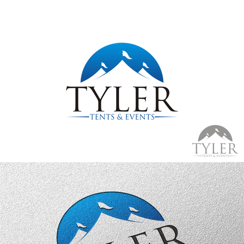 Create a Tent & party logo for Tyler Tents & Events Design by BL4CKMOR3™