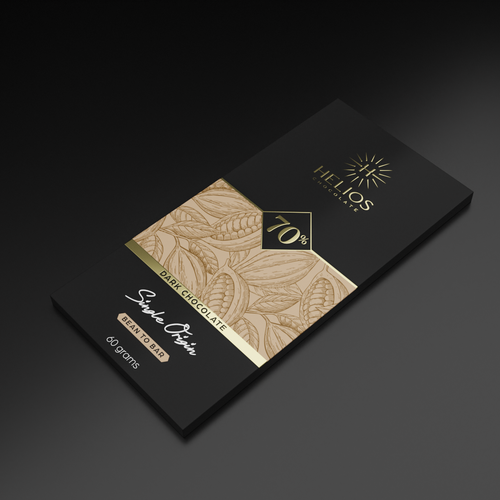 Design di Design chocolate bar packaging for a Premium bean to bar Chocolate business di podbara