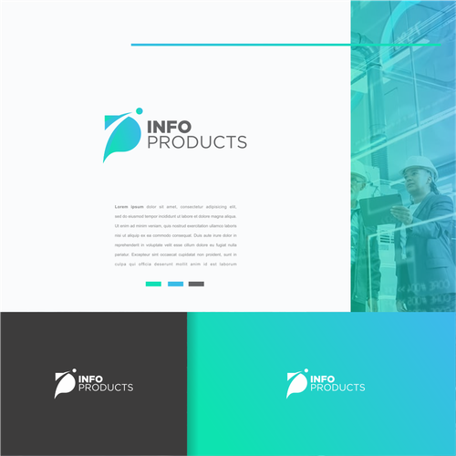 InfoProducts.com - Logo & Branding Design by avagraph™