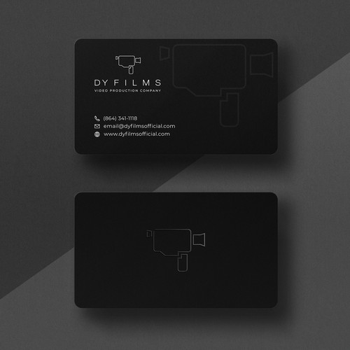 Business card for video production company Design by Galaxiya