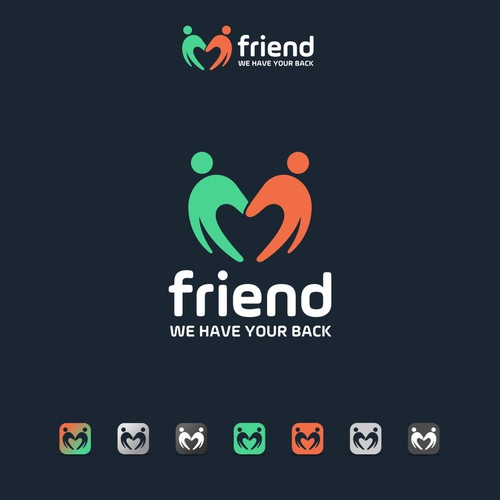 We need a soothing logo for a mental health support app Design by F1rst B