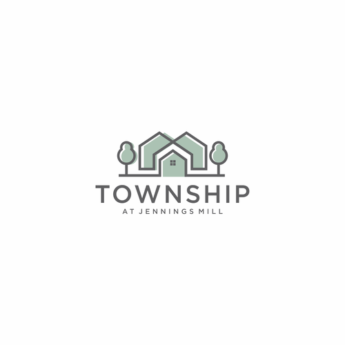 Logo design for new construction rental community of high-end townhomes Design by Nirvana666