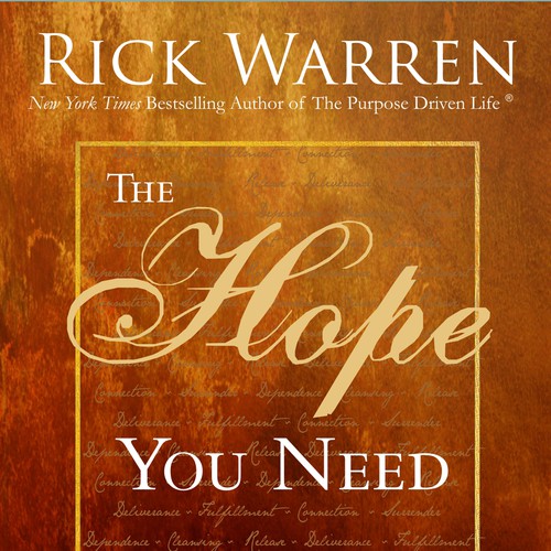 Design Rick Warren's New Book Cover Design réalisé par thedesigndepot2