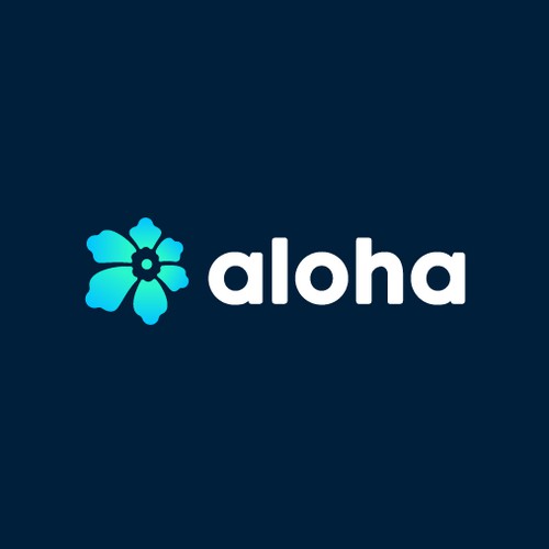Aloha logo deisgn for an AI Software Design by spARTan
