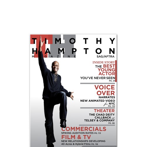 Create the next postcard or flyer for Timothy Hampton デザイン by NarissaW
