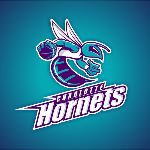 Community Contest: Create a logo for the revamped Charlotte Hornets! Design by Freshradiation