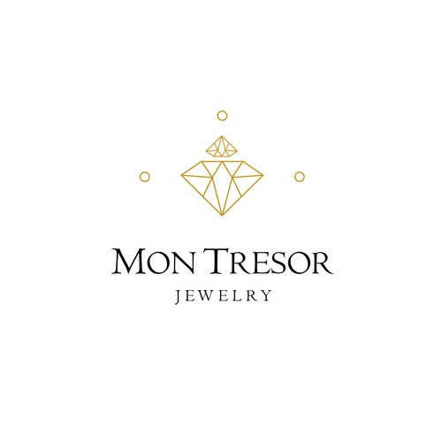 Unique Jewellery brand logo design Design by DesignByLupi