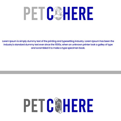 Create a Playful and Modern Logo for PET-COHERE, an E-Commerce Brand Focus on Pet Bonding. Design by KamranAwan99