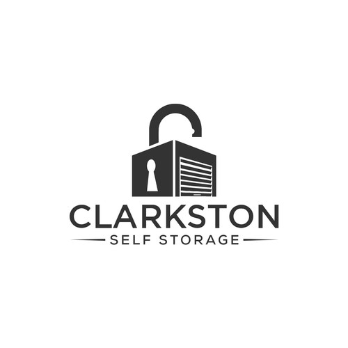 Self Storage Logo | Clarkston Self Storage Diseño de RayStudio