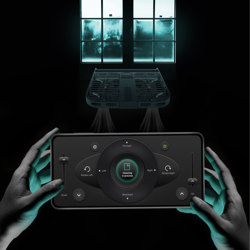 App for a window cleaning drone Design by Zeesh242™