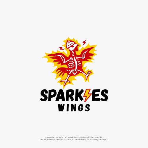 SPICY GOURMET CHICKEN WINGS Design by Dante Studio