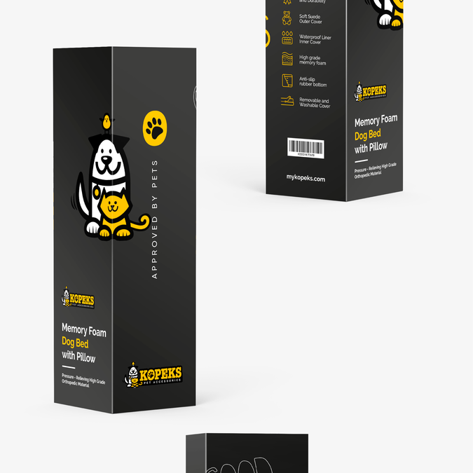 High Grade Memory Foam Dog bed Product packaging contest