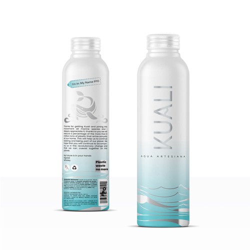 Water bottle design!! Lets be disruptive and elegant Design by Shisiouk