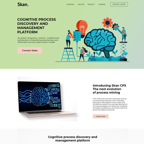Web page design contest entry by Sansin