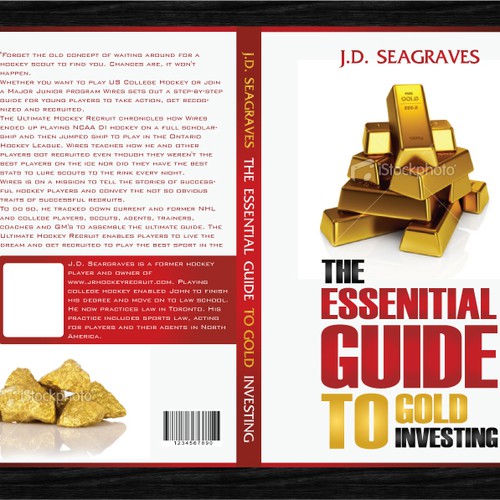 The Essential Guide to Gold Investing Book Cover Design by M.D.design