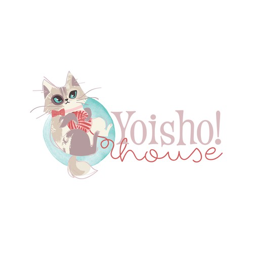 Cute, classy but playful cat logo for online toy & gift shop Design by ross!e