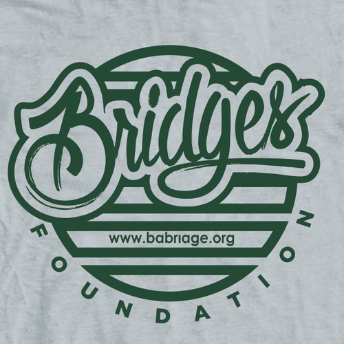 Classic Urban and Hip Tee-Shirt Design for a good cause with Bridges Foundation (non-profit) Design by F A D H I L A™