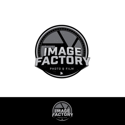 Photographer and filmmaker logo in modern style. Company is restructured and gets a new name Design by Arsart Design