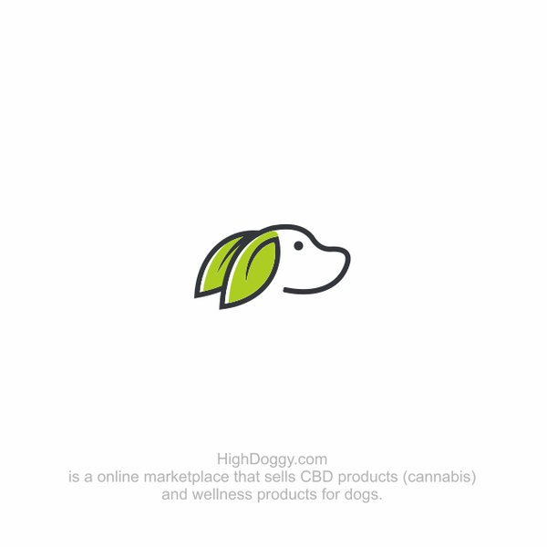 Diseño de sarang logo titulado "HighDoggy.com"