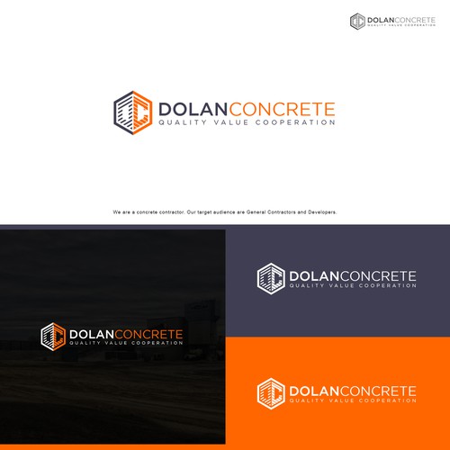 Dolan Concrete Logo Design by Brainify
